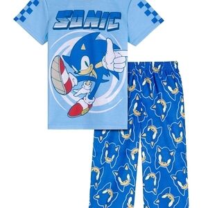 Sonic the Hedgehog Blue Kids Pajamas